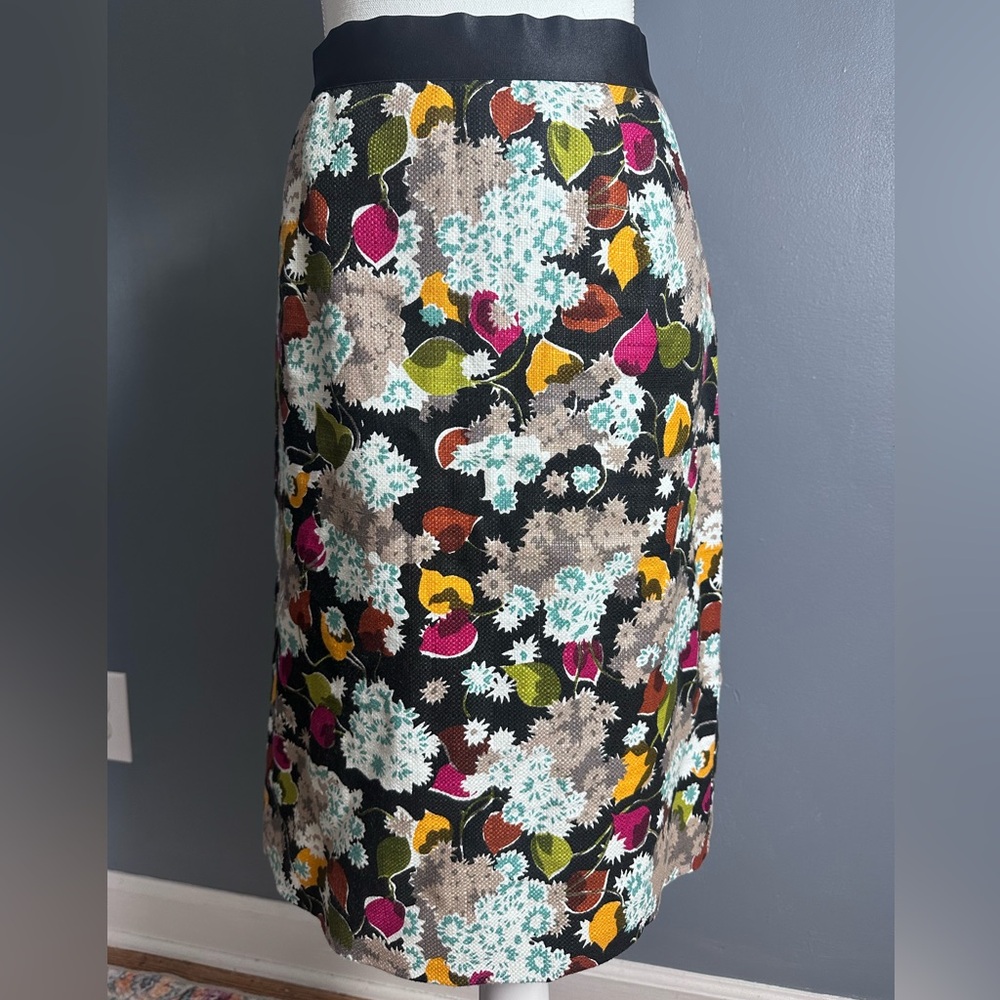 Anthropologie x Girls From Savoy Linen Blend Skirt size 8